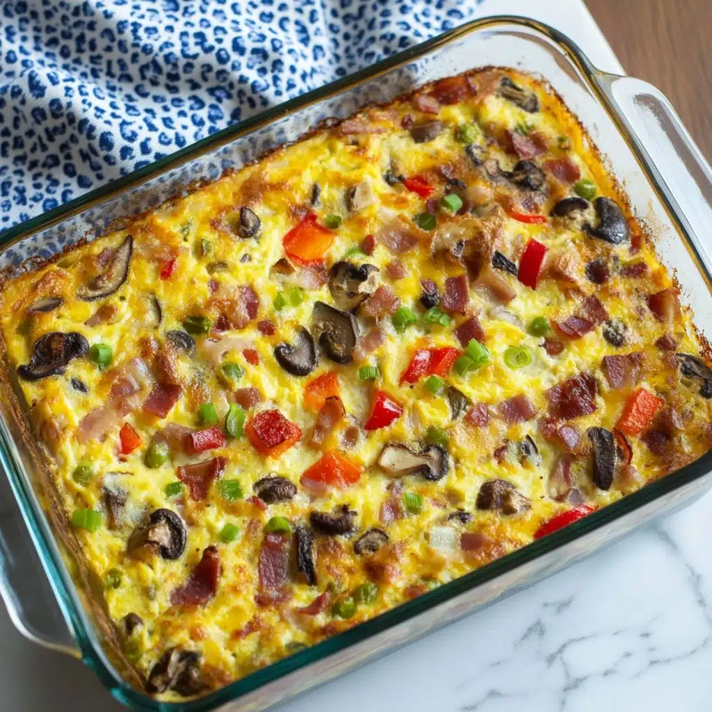 Cheesy Veggie Egg Bake Recipe - Recipe Image