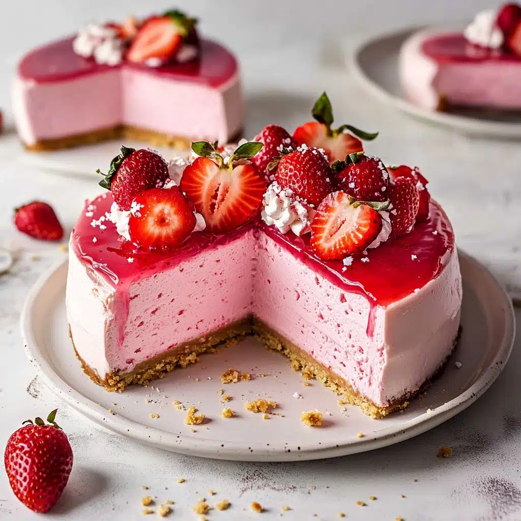 Vibrant Vegan Strawberry Cheesecake Delight Recipe - Recipe Image