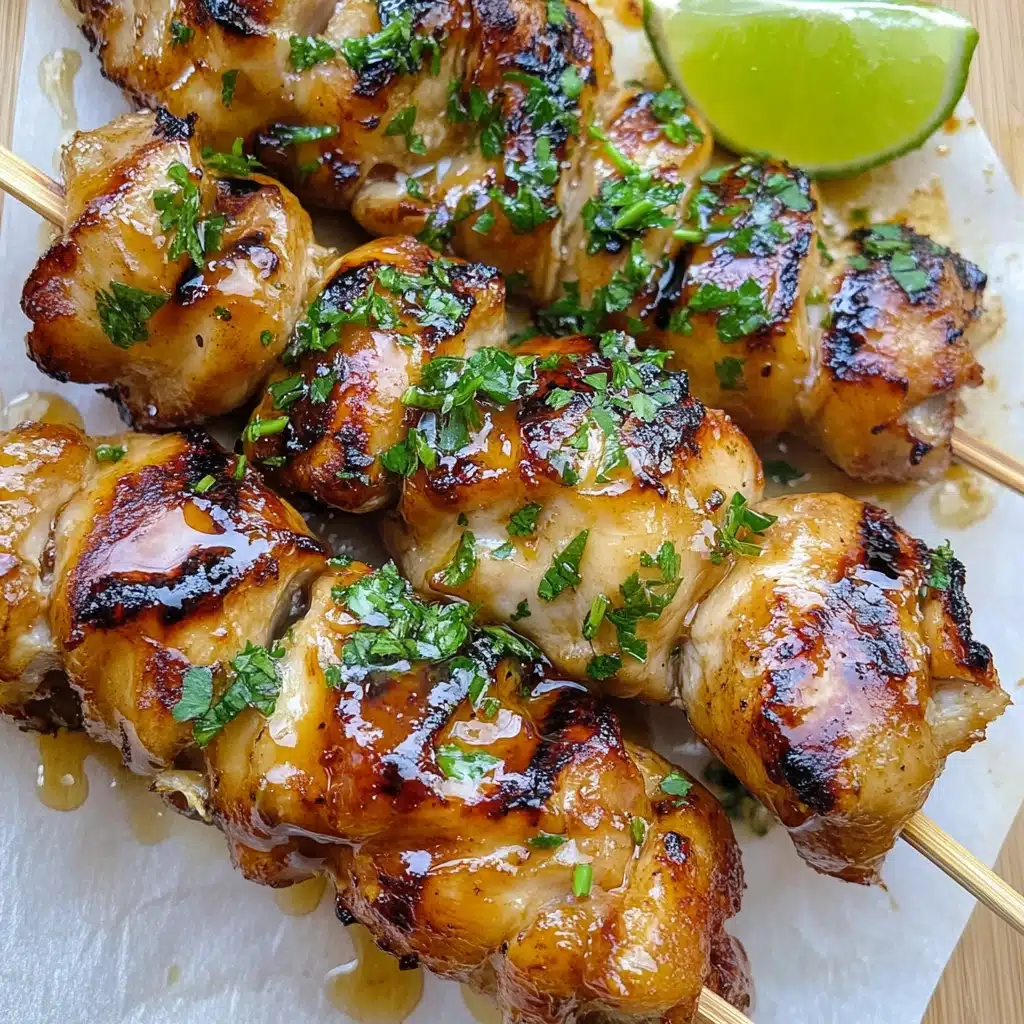 Sizzling Honey Lime Chicken Skewers Recipe - Recipe Image