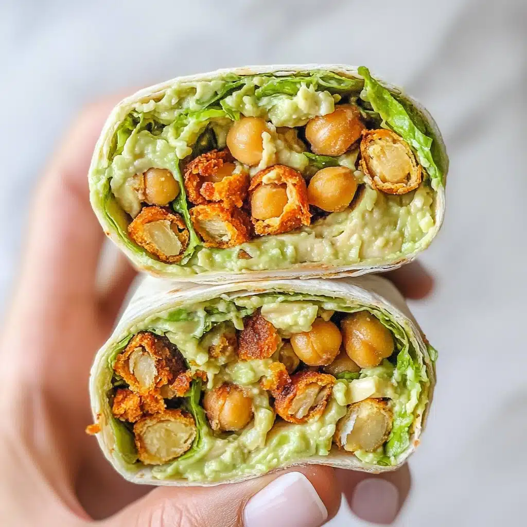 Crunchy Chickpea Caesar Wraps Recipe - Recipe Image