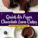 Decadent Air Fryer Chocolate Lava Cakes Recipe