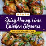 Sizzling Honey Lime Chicken Skewers Recipe