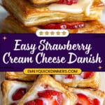 Strawberry Cream Cheese Danish Delights Recipe