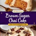 Spiced Brown Sugar Chai Layer Cake Recipe