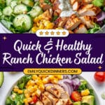 Healthy Ranch Chicken Salad Recipe