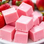 2 Ingredient Strawberry Fudge Recipe