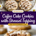 Streusel-Stuffed Coffee Cake Cookies Recipe