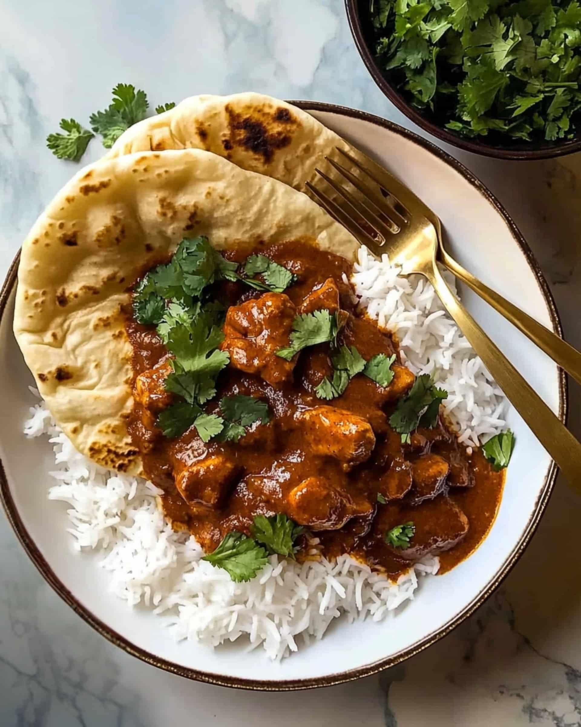 30 Minute Spicy Coconut Butter Chicken Recipe