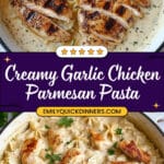Creamy Garlic Parmesan Chicken Pasta Recipe