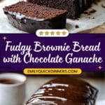 Decadent Double Chocolate Brownie Bread Recipe