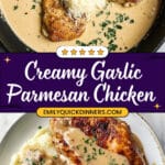 Creamy Garlic Parmesan Chicken Skillet Recipe