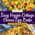 Cheesy Veggie Egg Bake Recipe