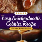 Cinnamon Sugar Snickerdoodle Cobbler Recipe