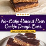 Chocolate Date Almond Bars Recipe