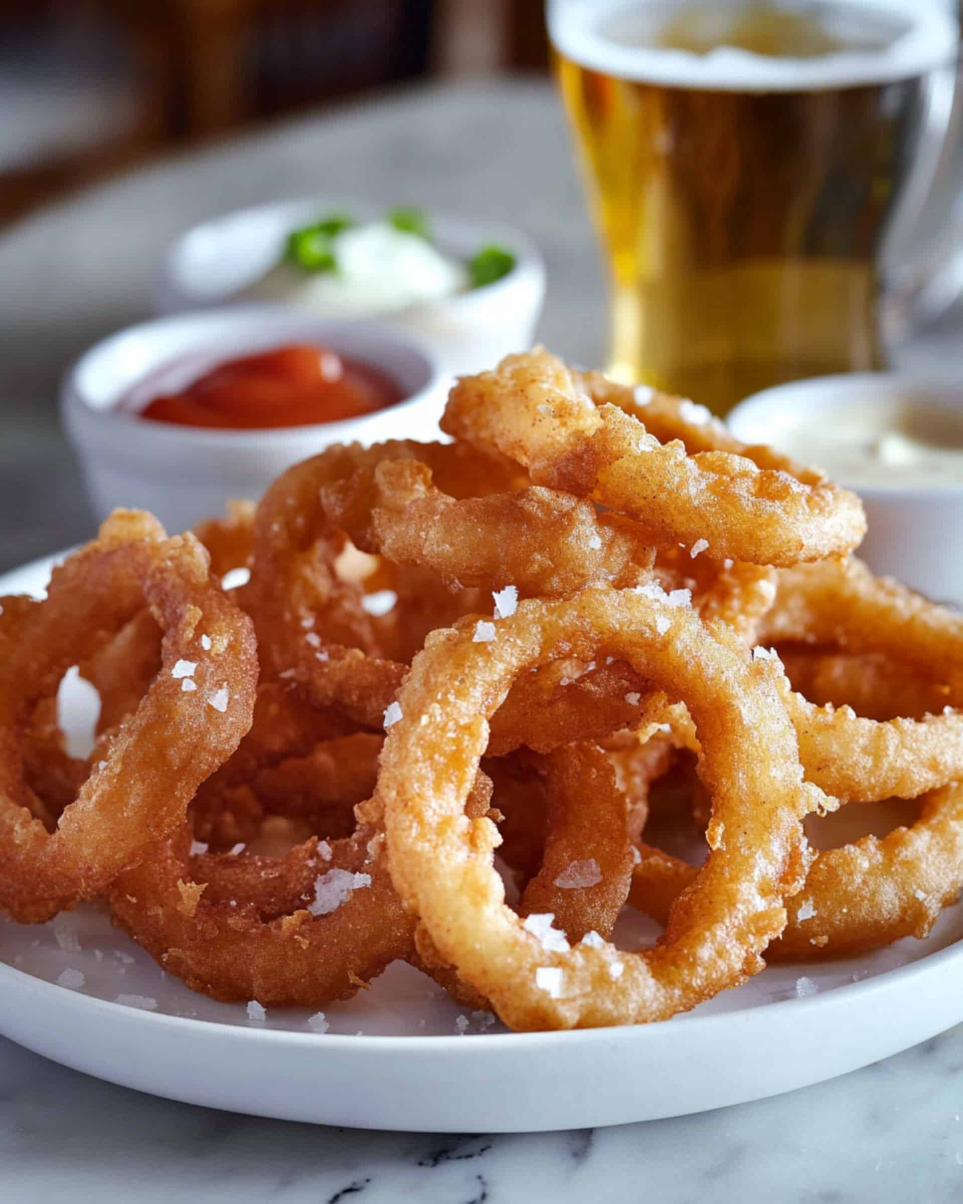 Beer-Battered Onion Rings Recipe