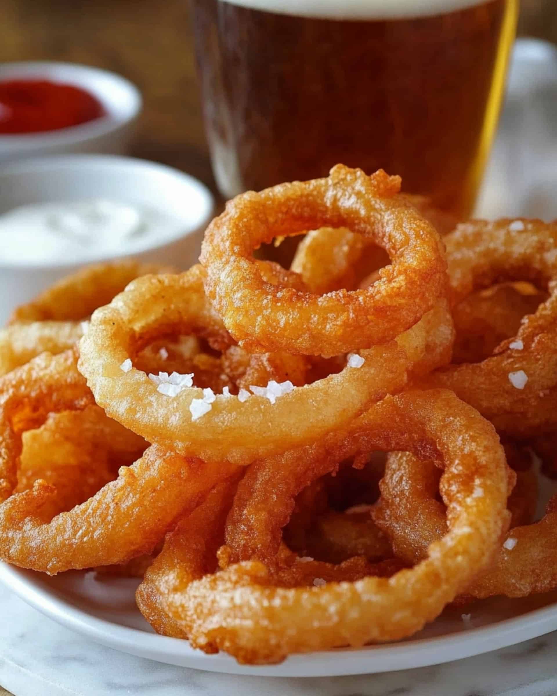 Beer-Battered Onion Rings Recipe