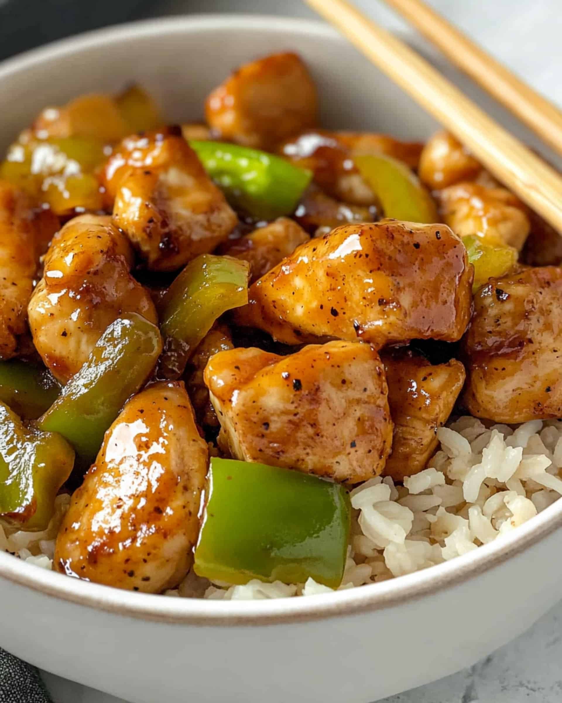 Black Pepper Chicken (Panda Express Copycat) Recipe