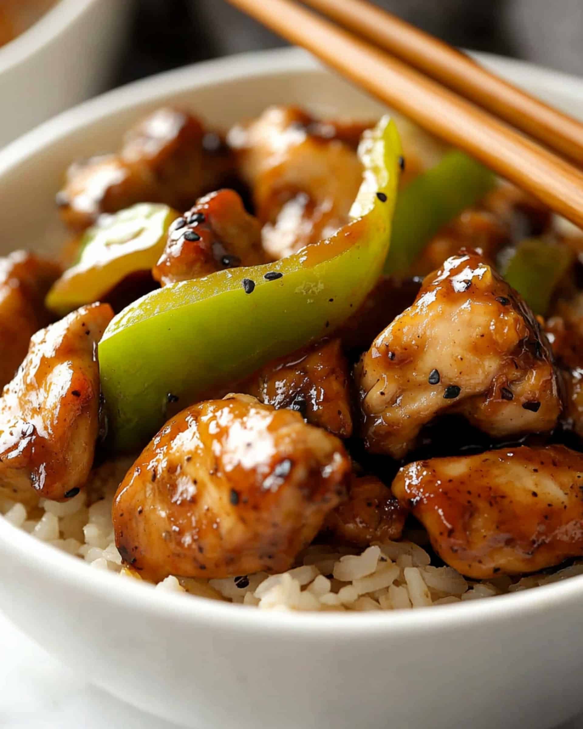 Black Pepper Chicken (Panda Express Copycat) Recipe