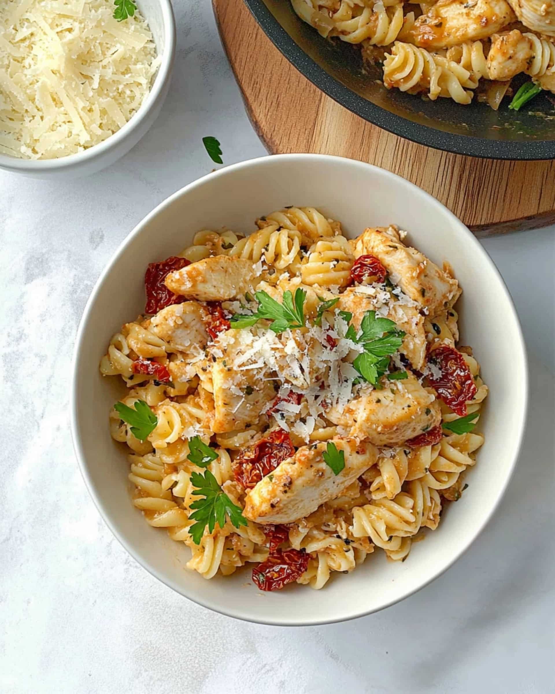 Cheesy Chicken Pasta Recipe