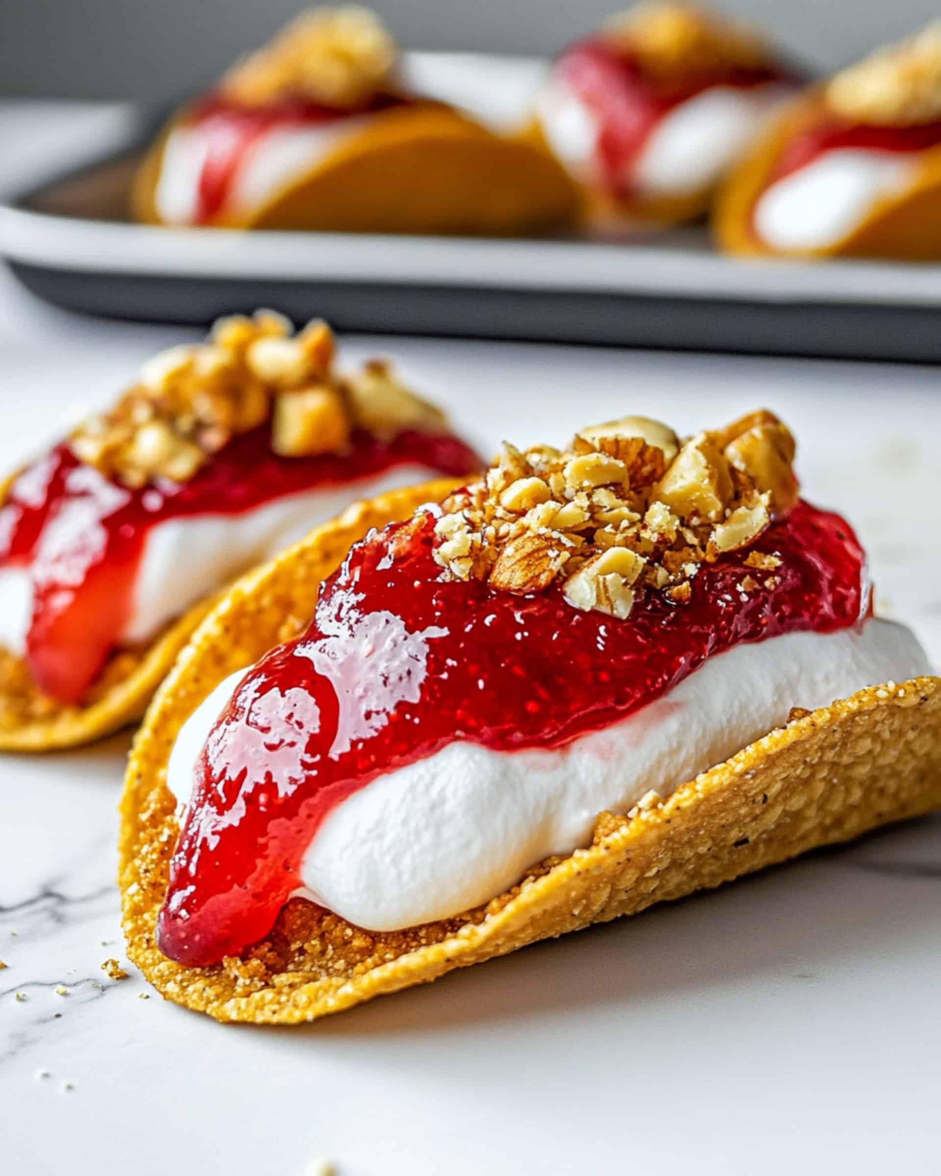 Cherry Cheesecake Tacos Recipe