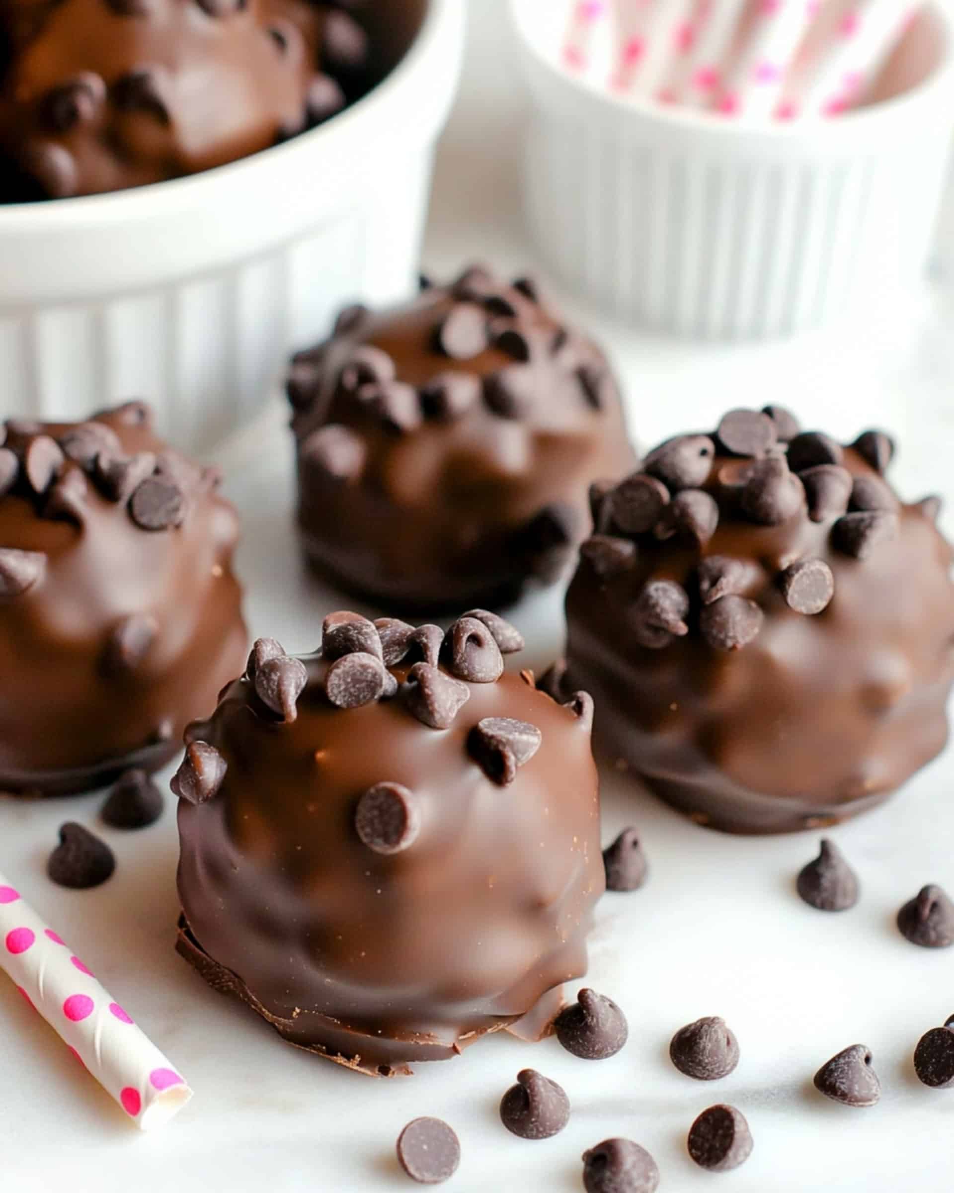 Chocolate Chip Cookie Dough Brownie Bombs Recipe