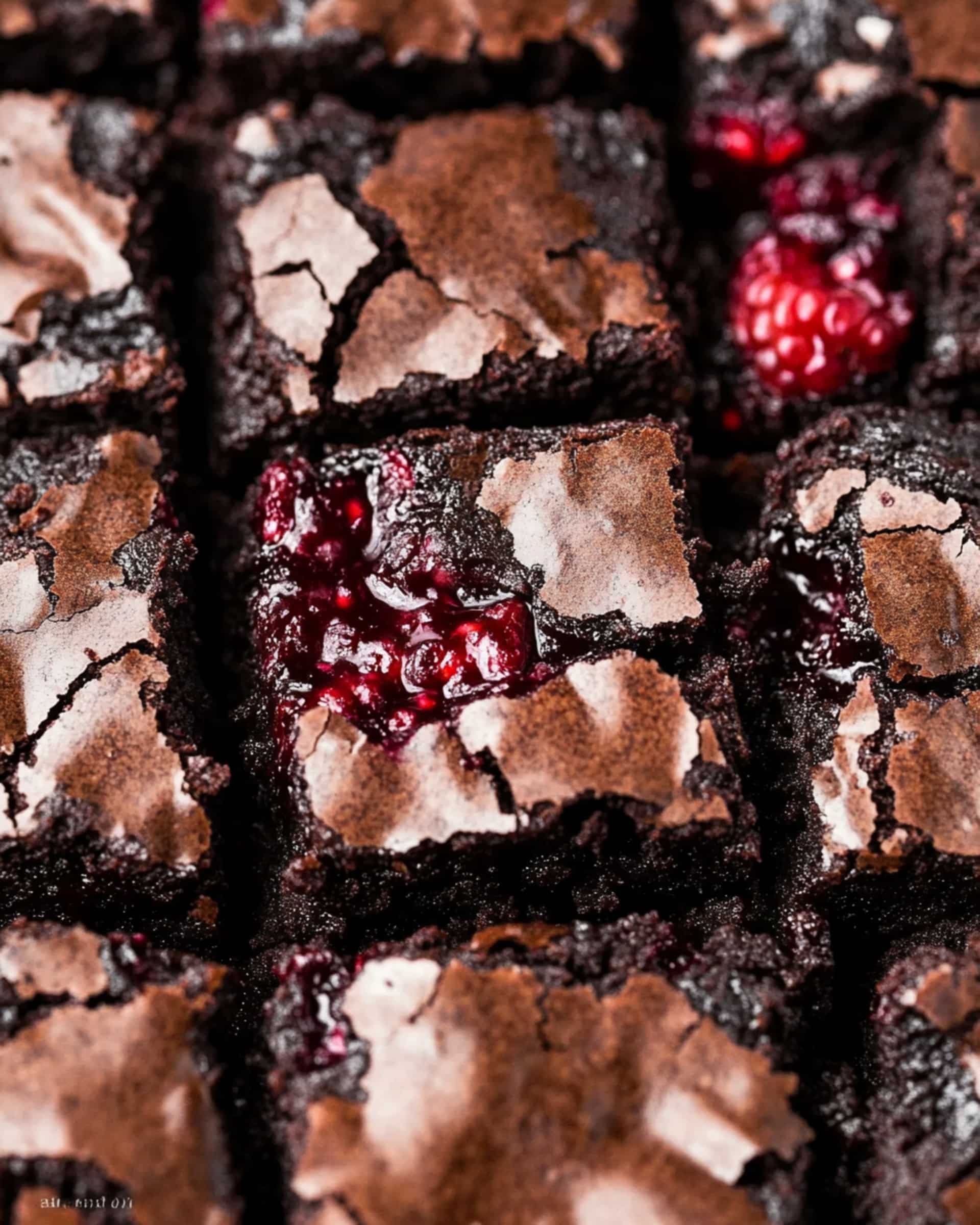 Chocolate Rhubarb Brownies Recipe