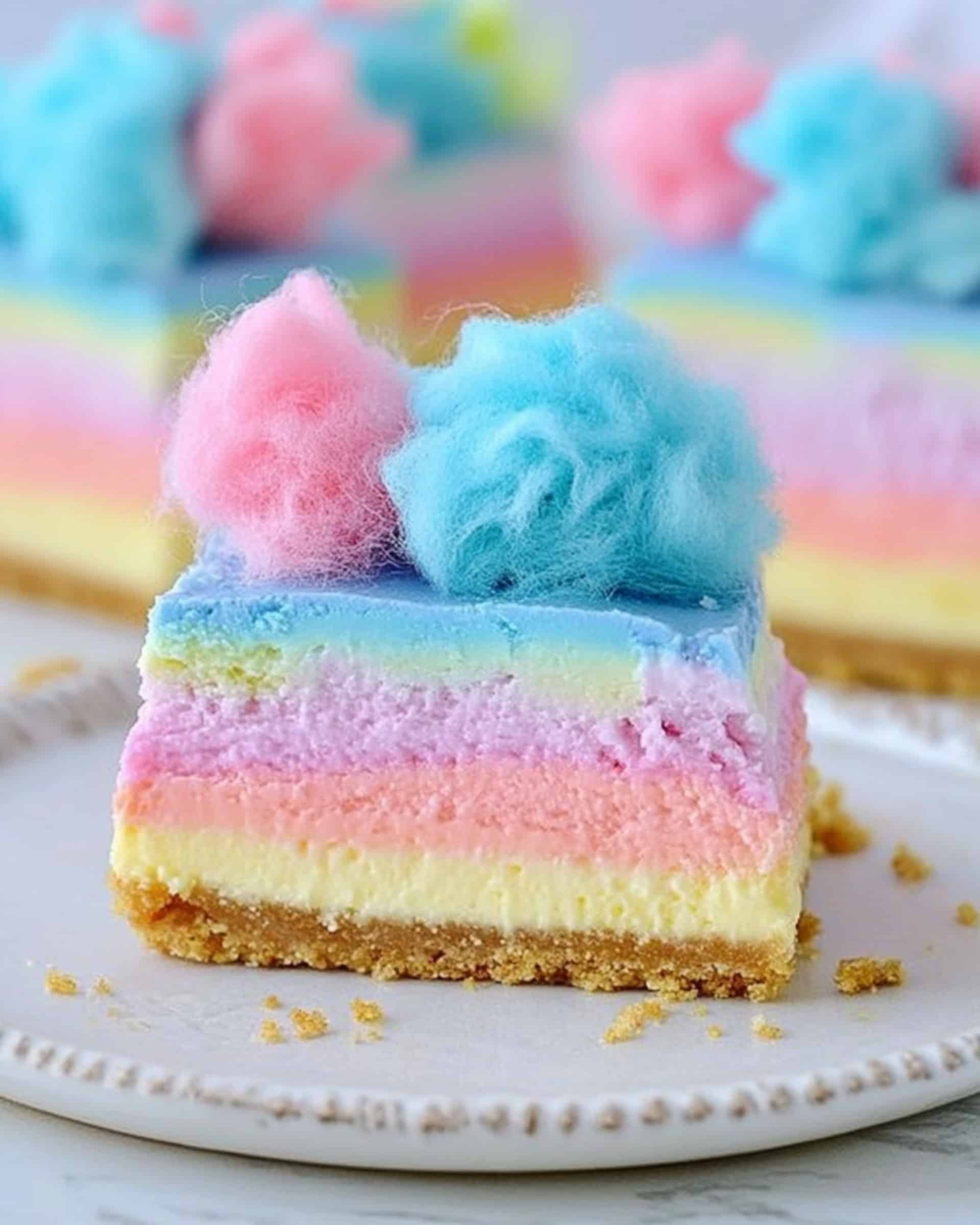 Cotton Candy Cheesecake Recipe