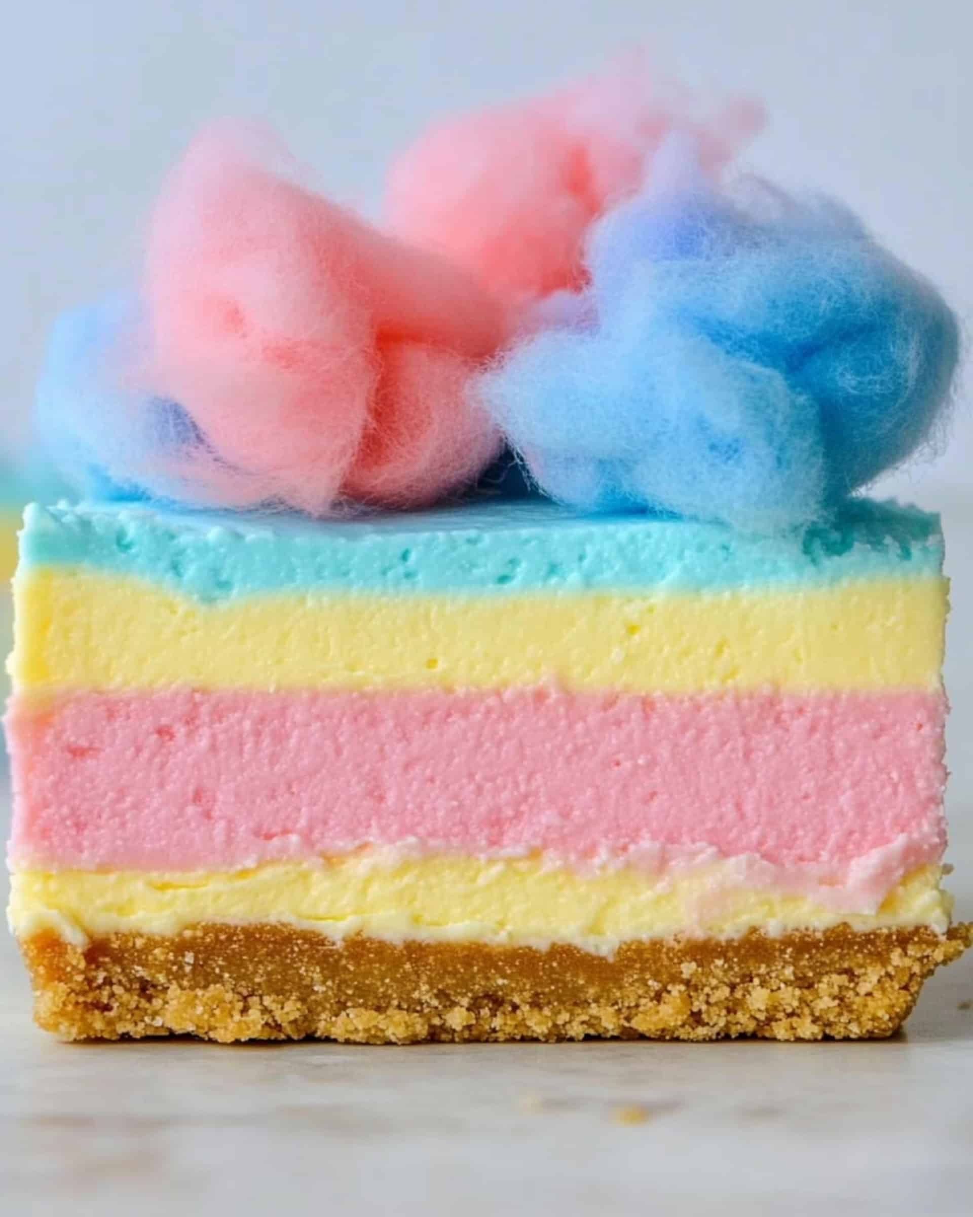 Cotton Candy Cheesecake Recipe