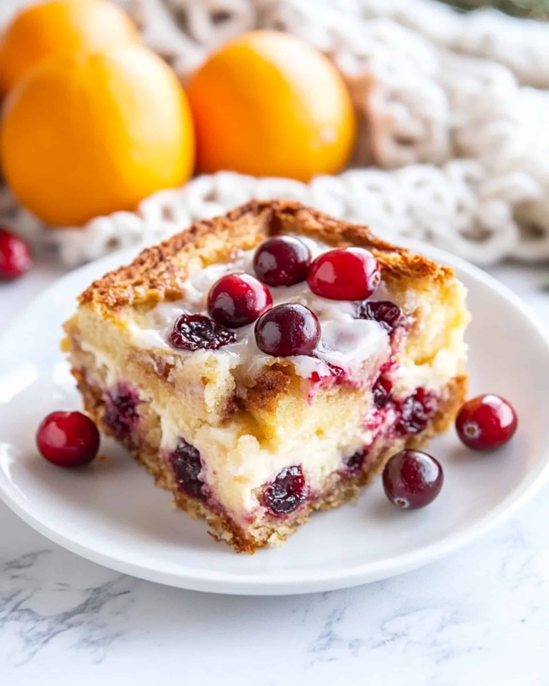 Cranberry Orange Bread Pudding Recipe