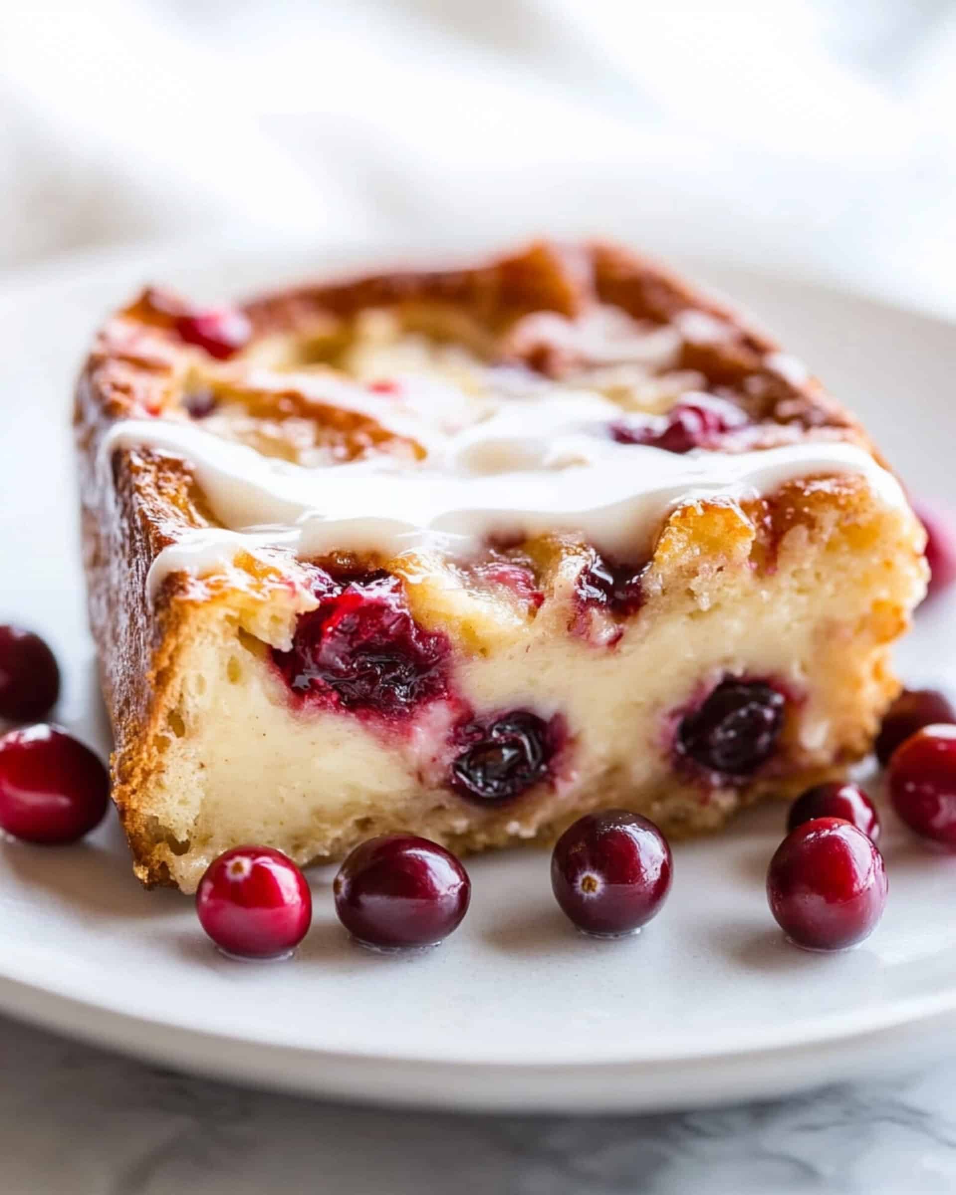 Cranberry Orange Bread Pudding Recipe