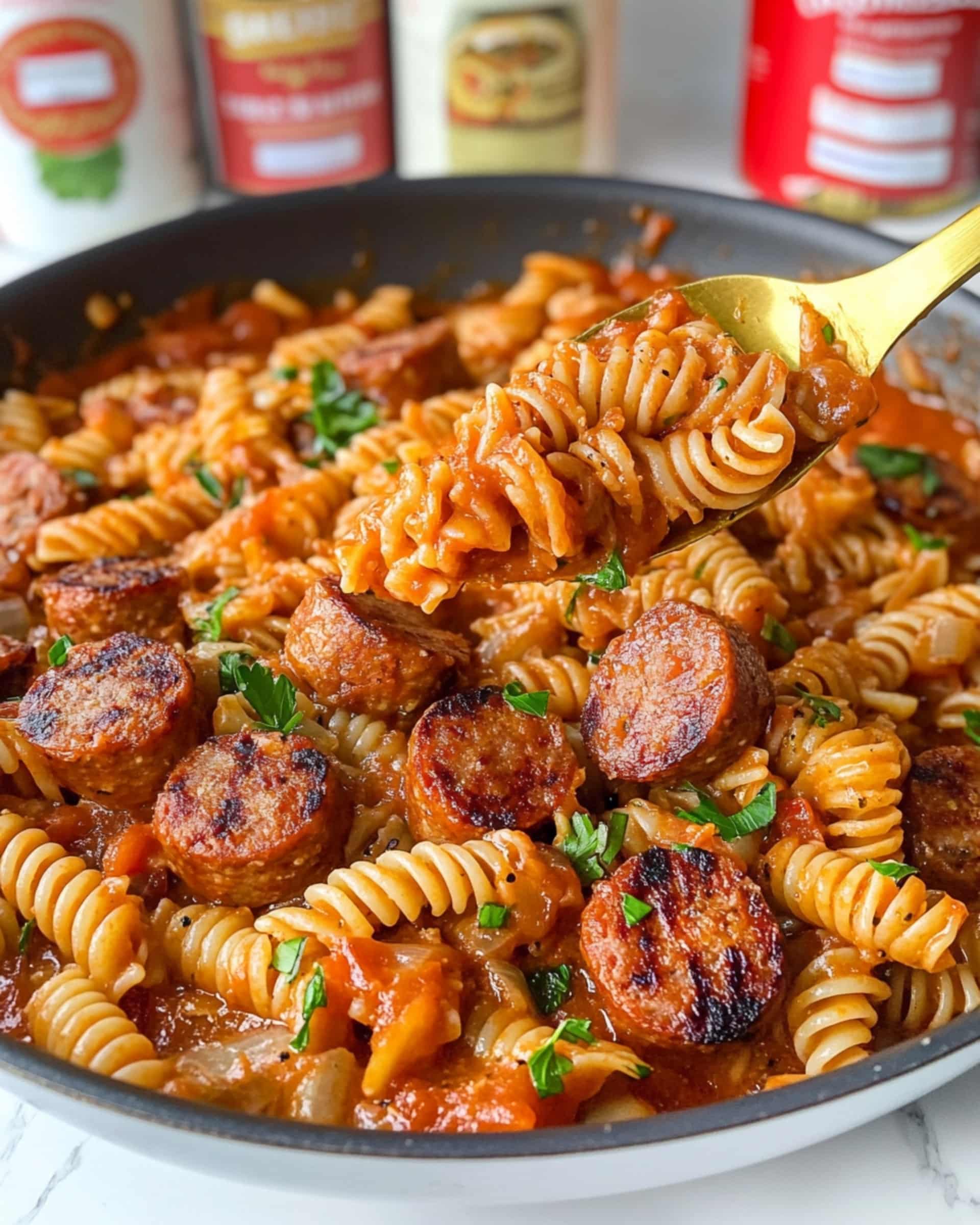 Creamy Smoked Sausage Pasta Recipe