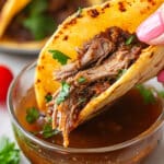 Crockpot Shredded Beef Tacos Recipe
