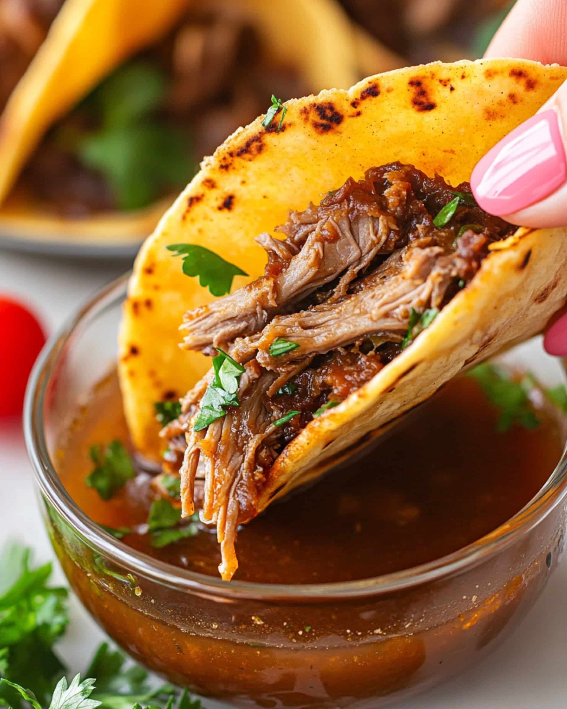 Crockpot Shredded Beef Tacos Recipe