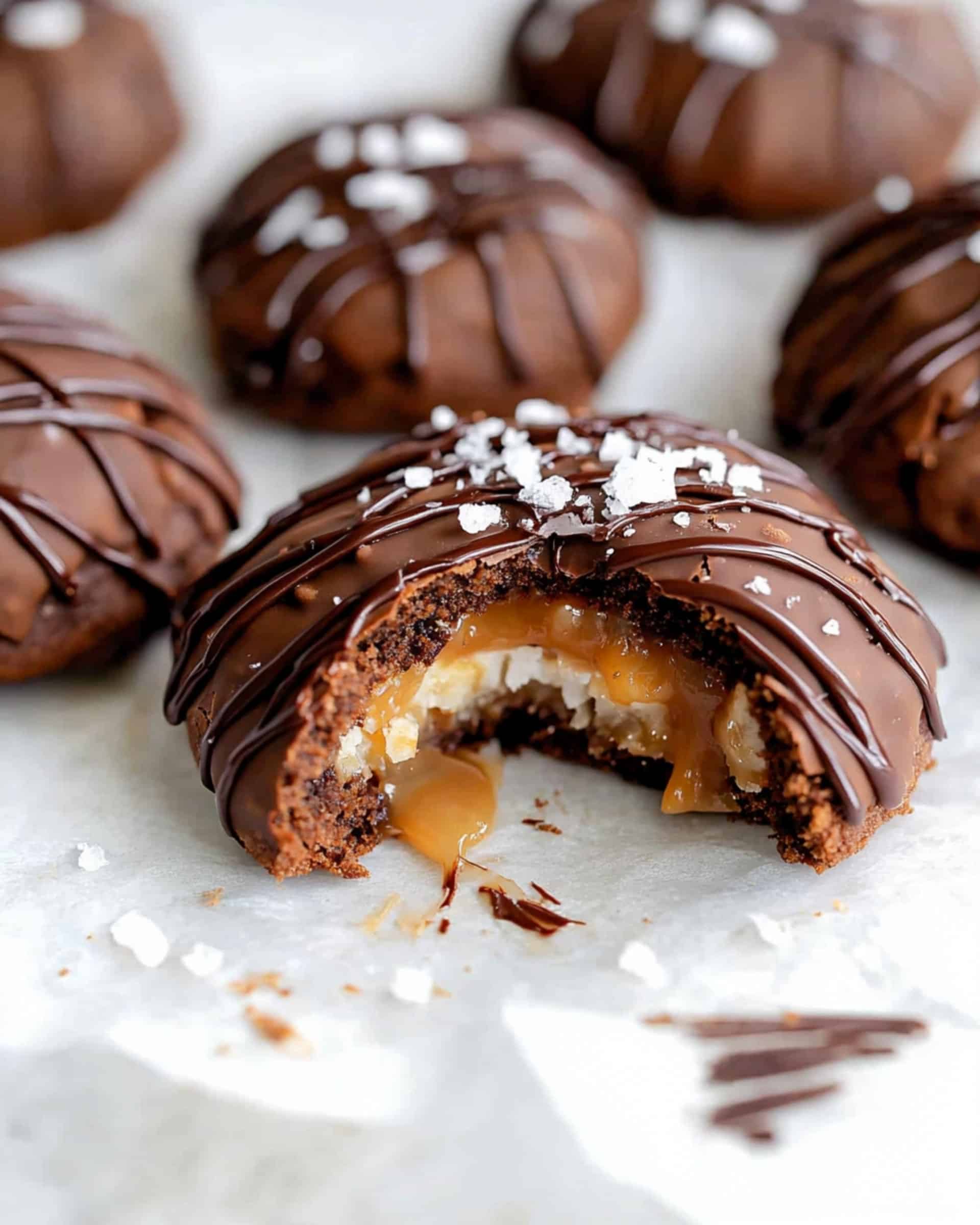 Easy Coconut Caramel Samoa Stuffed Cookie Recipe
