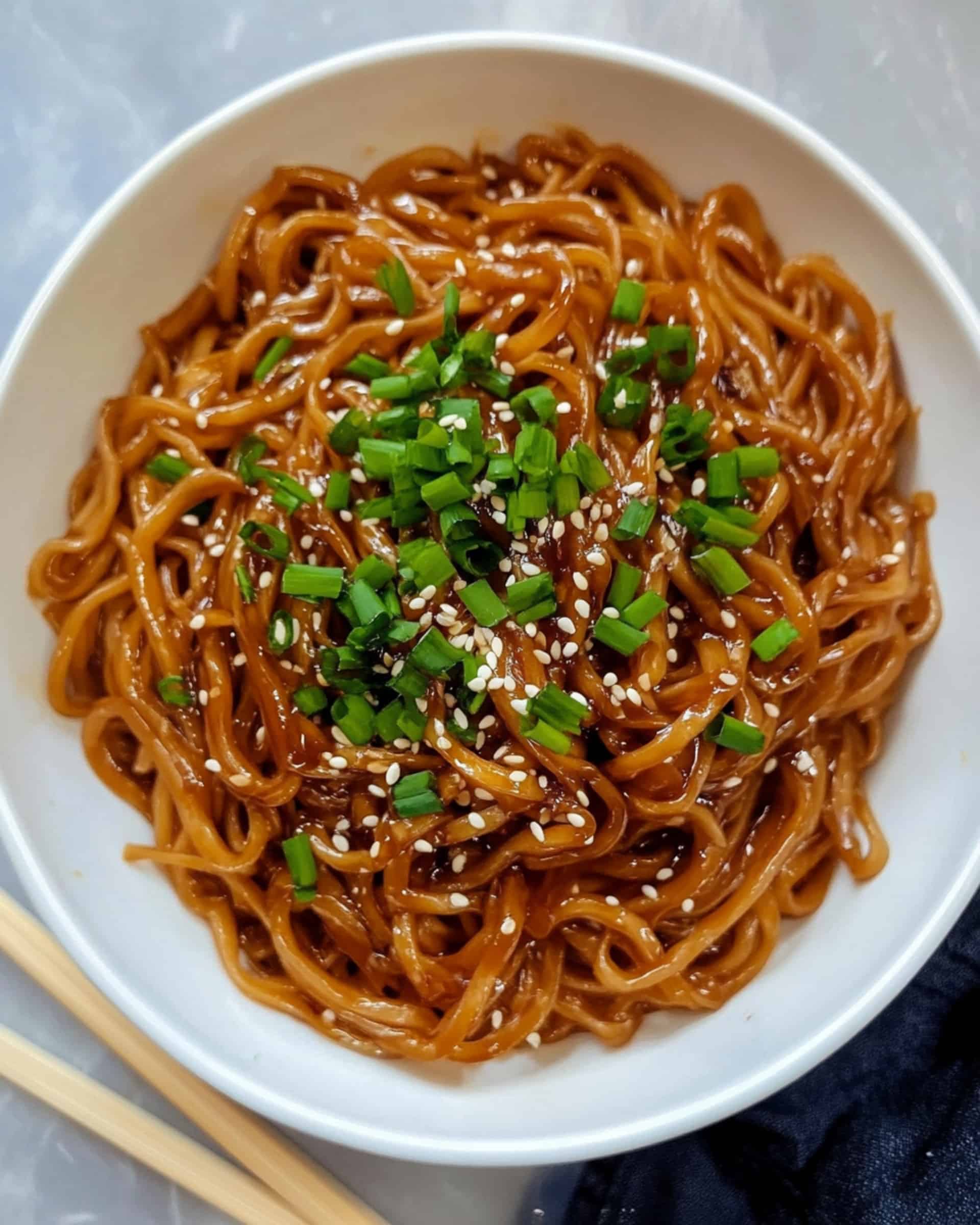 Easy Saucy Ramen Noodles Recipe