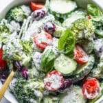 Greek Healthy Broccoli Salad Recipe