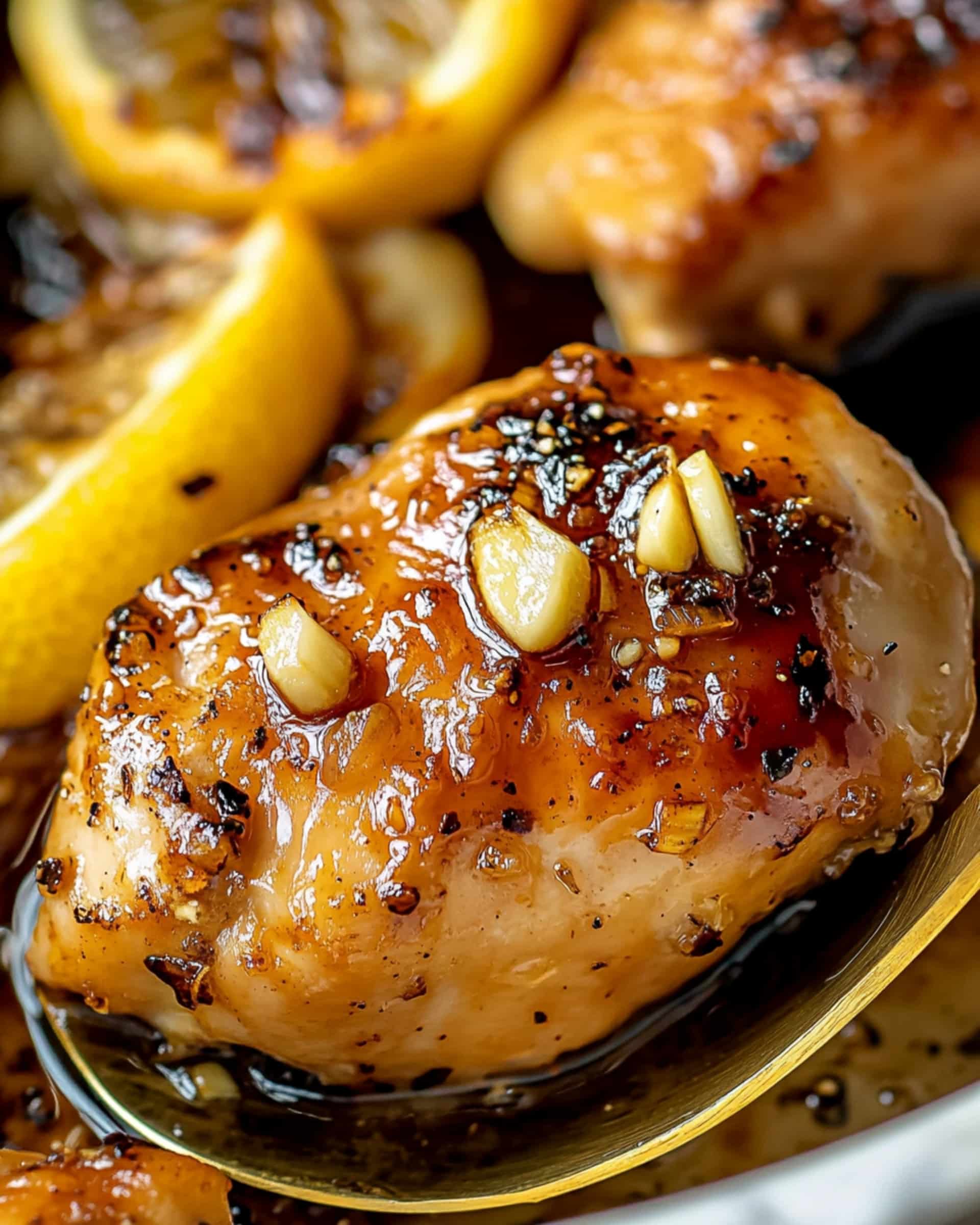 Honey Garlic Lemon Pepper Chicken Thighs Recipe