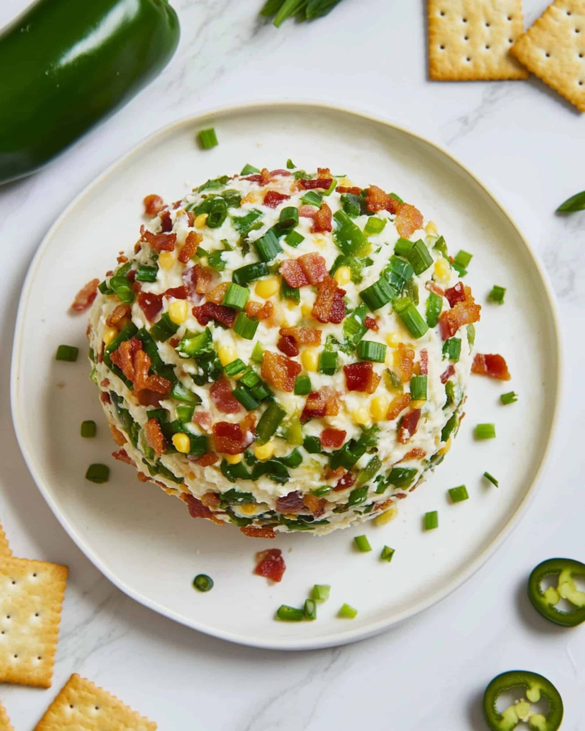 Jalapeño Popper Cheese Ball Recipe