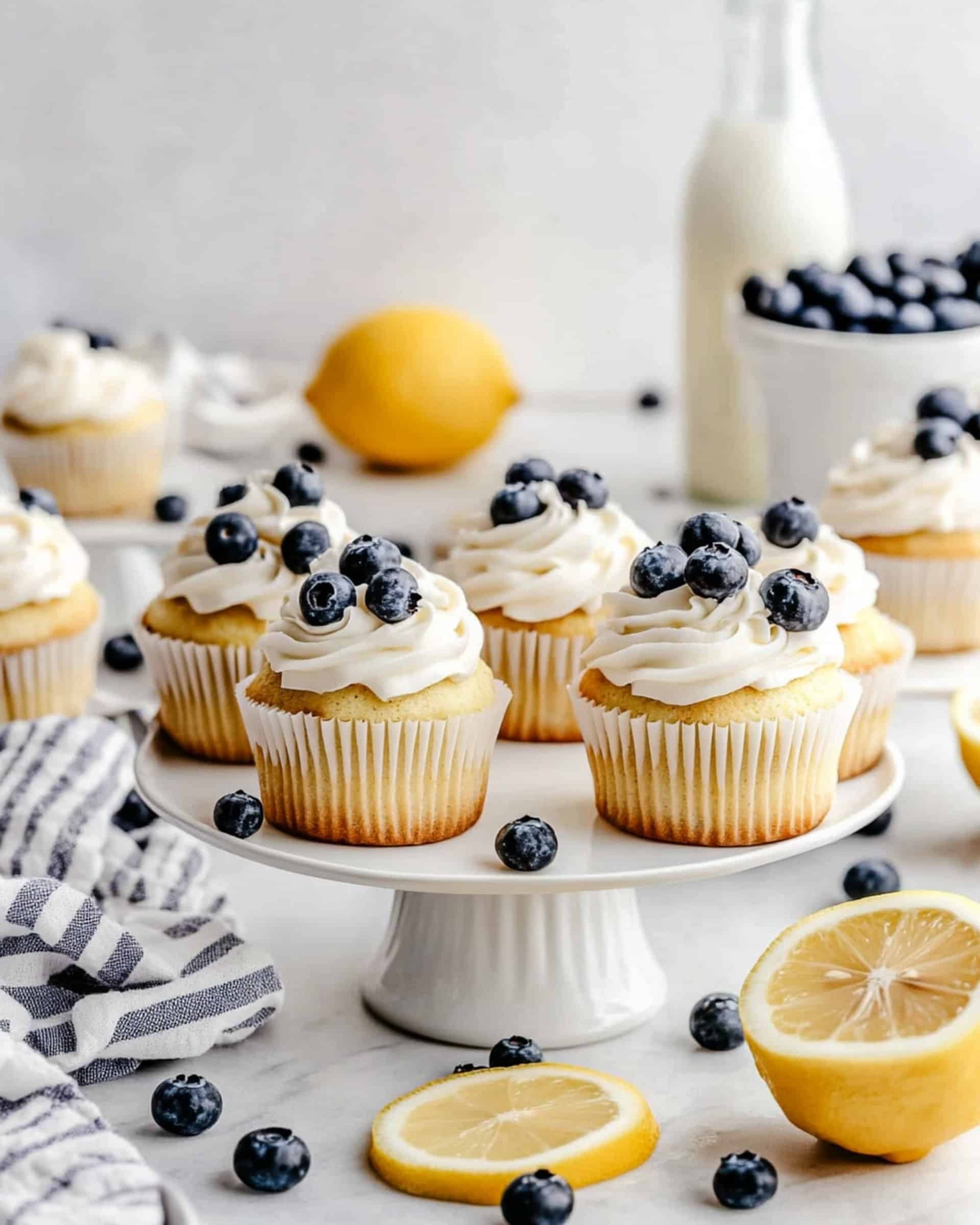 Lemon Blueberry Cupcakes Recipe
