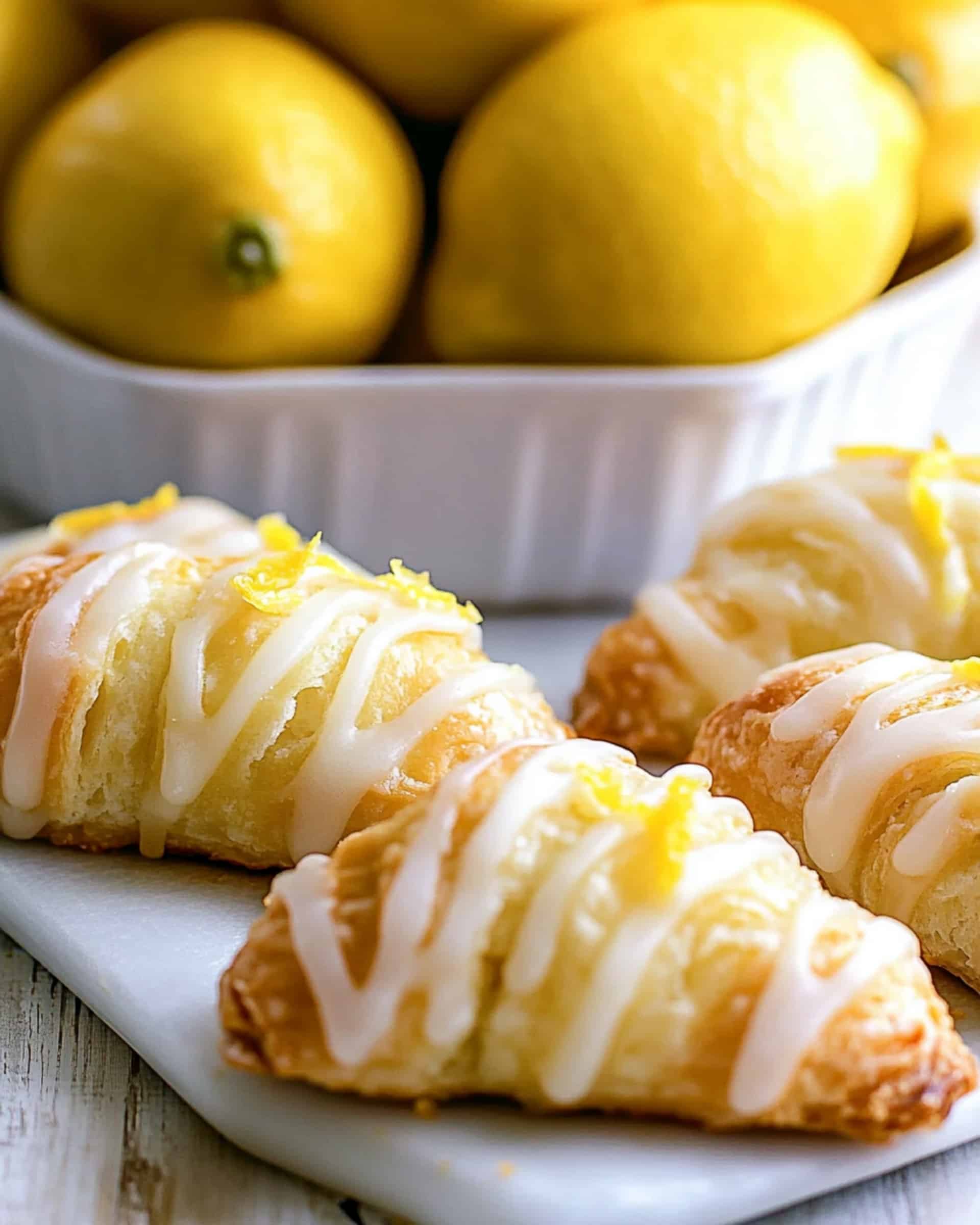 Lemon Cheesecake Crescent Rolls Recipe