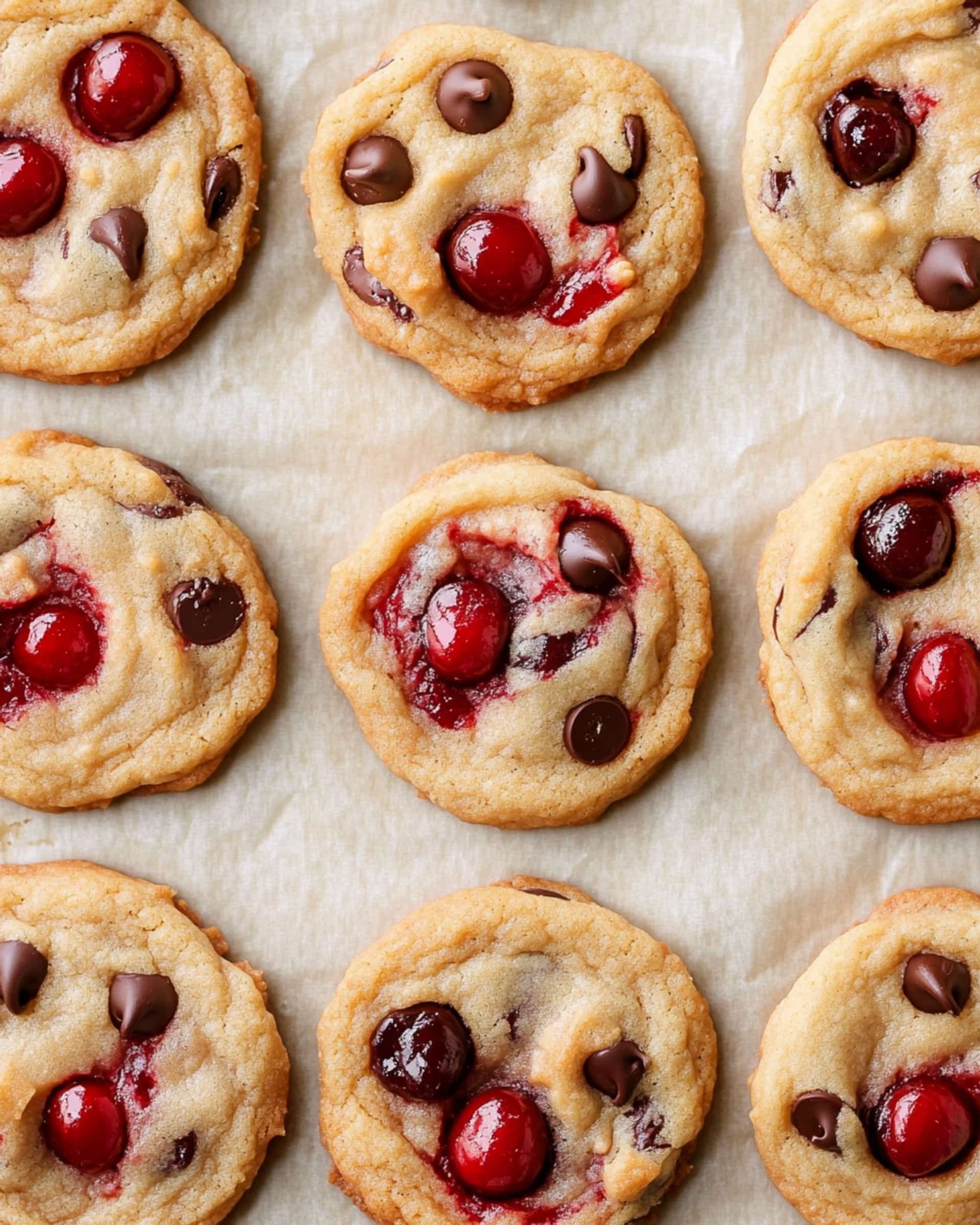 Maraschino Cherry Chocolate Chip Cookies Recipe