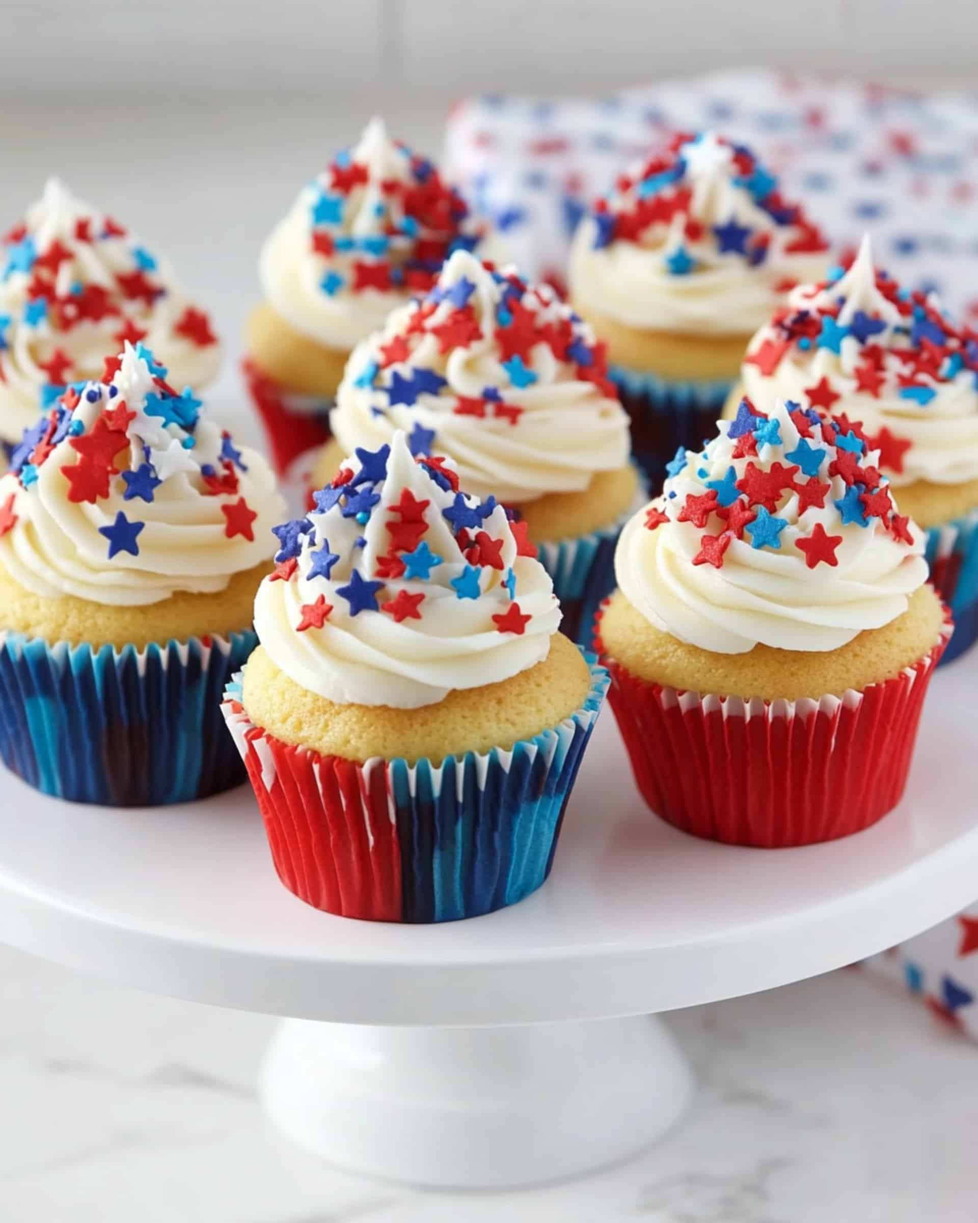 Mini 4th of July Cupcakes Recipe
