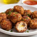 Mozzarella-Stuffed Meatballs Recipe