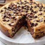 Nutella Stuffed Cookie Pie Recipe
