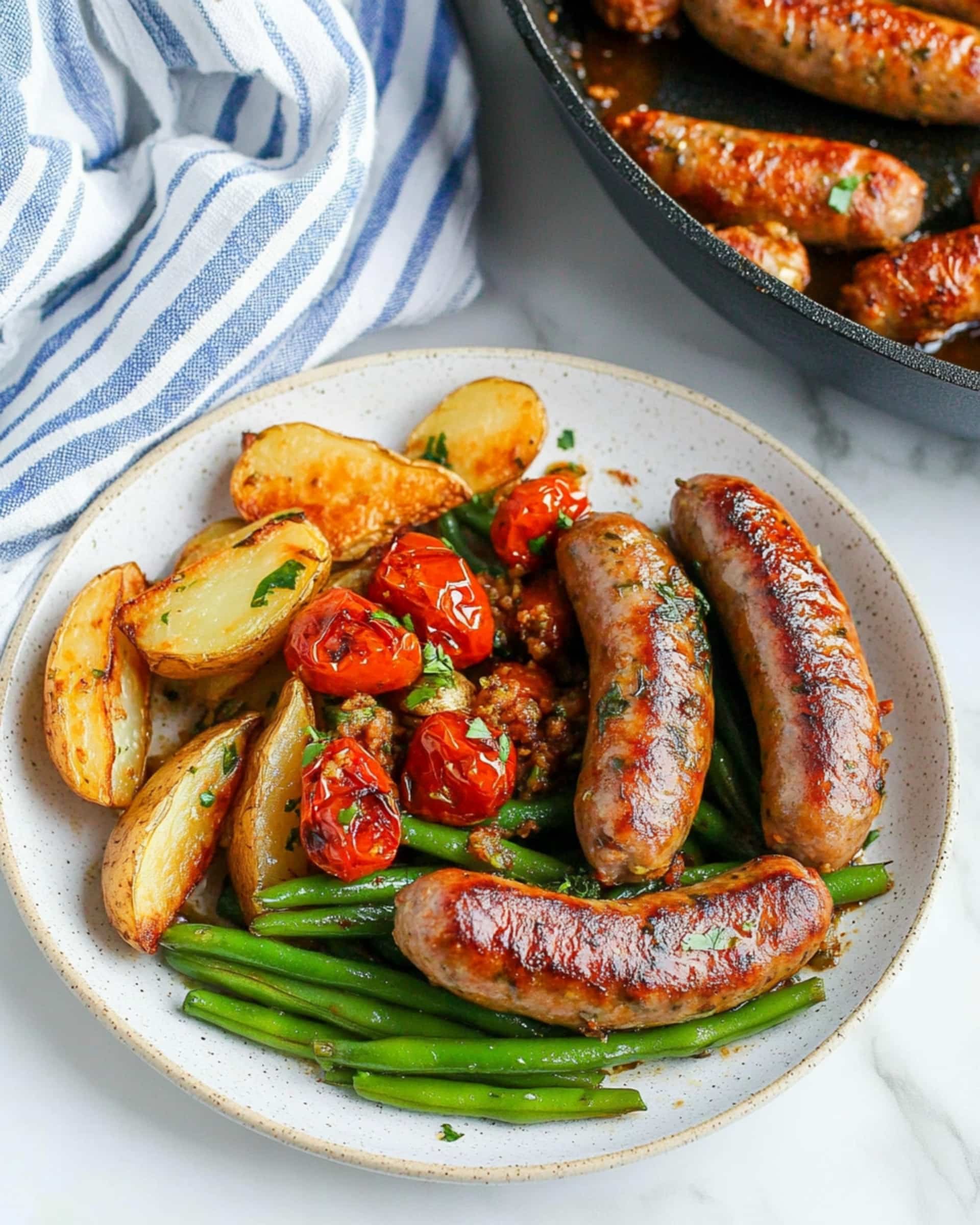One-Pan Sausage and Vegetables Recipe
