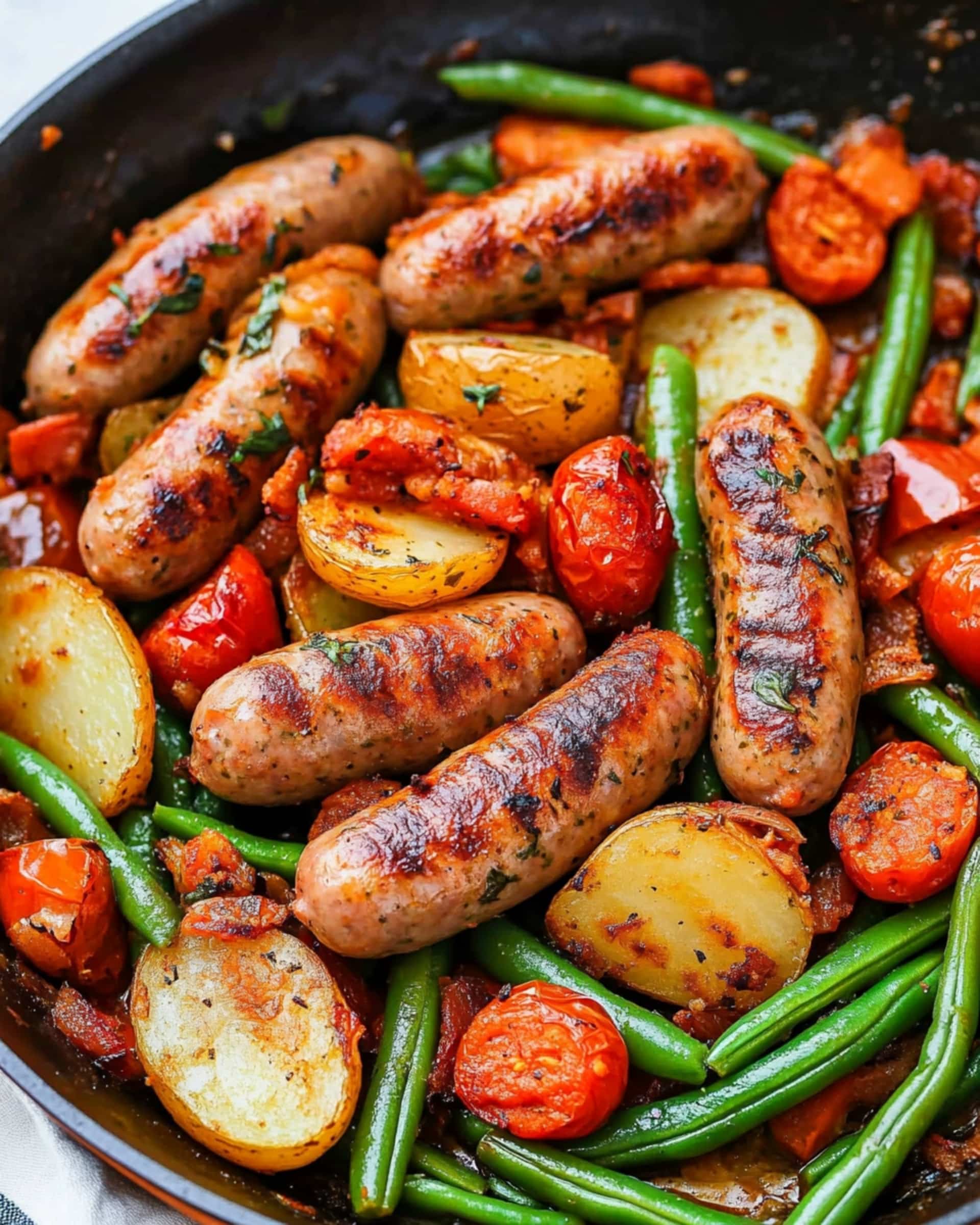 One-Pan Sausage and Vegetables Recipe