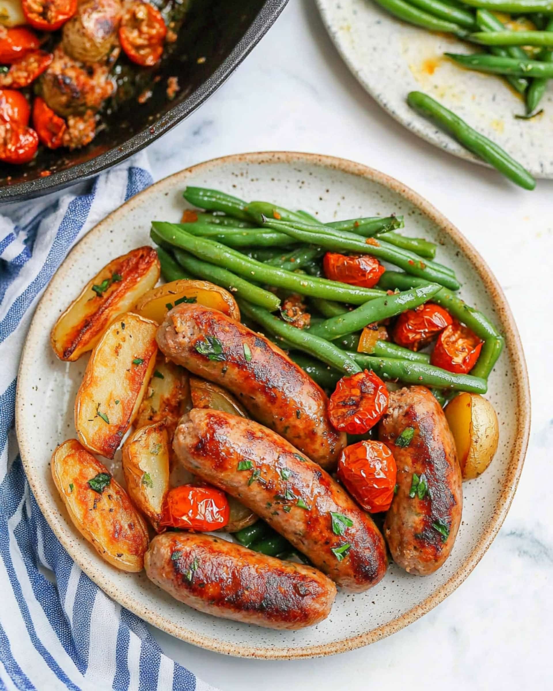 One-Pan Sausage and Vegetables Recipe