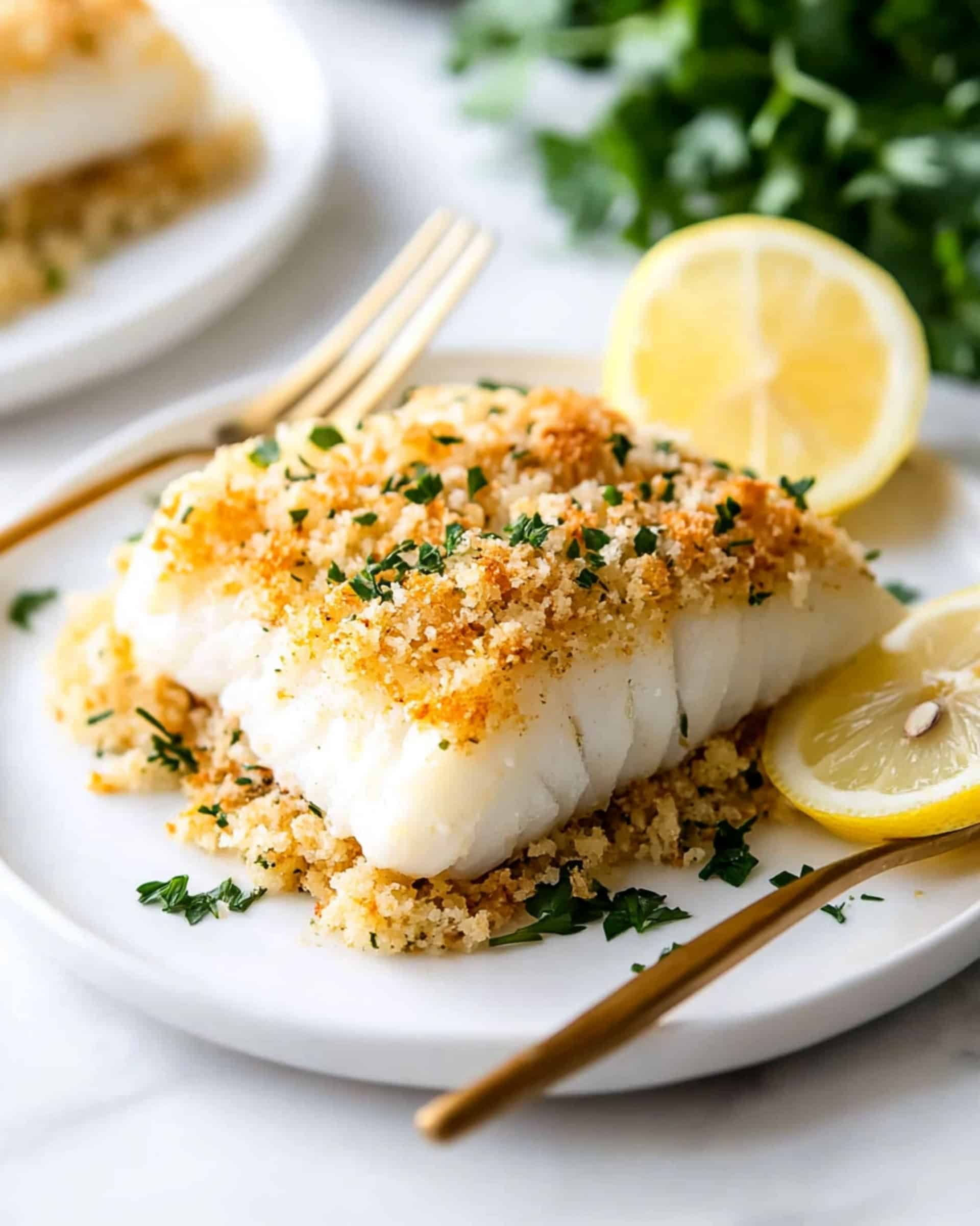 Panko Parmesan Baked Cod Recipe