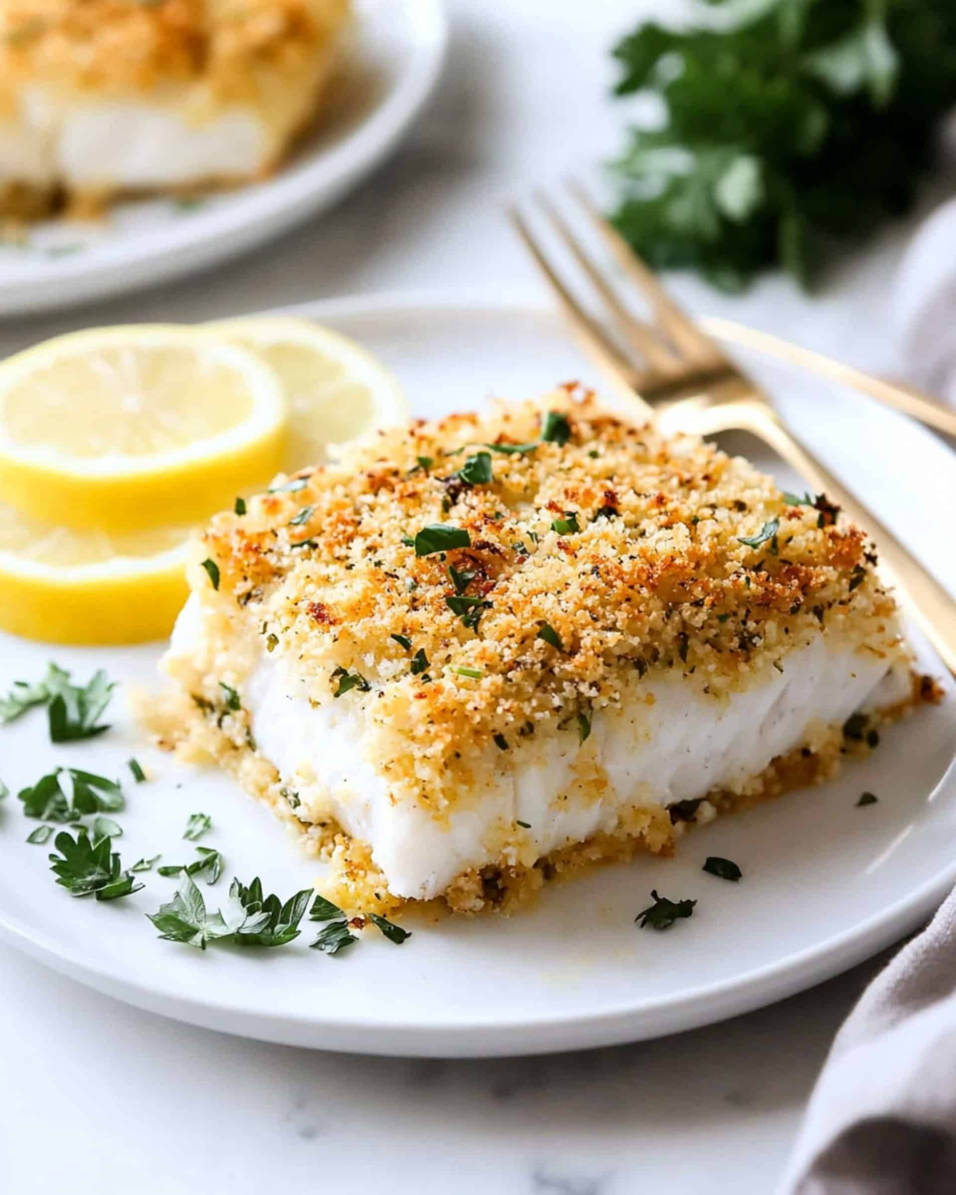 Panko Parmesan Baked Cod Recipe