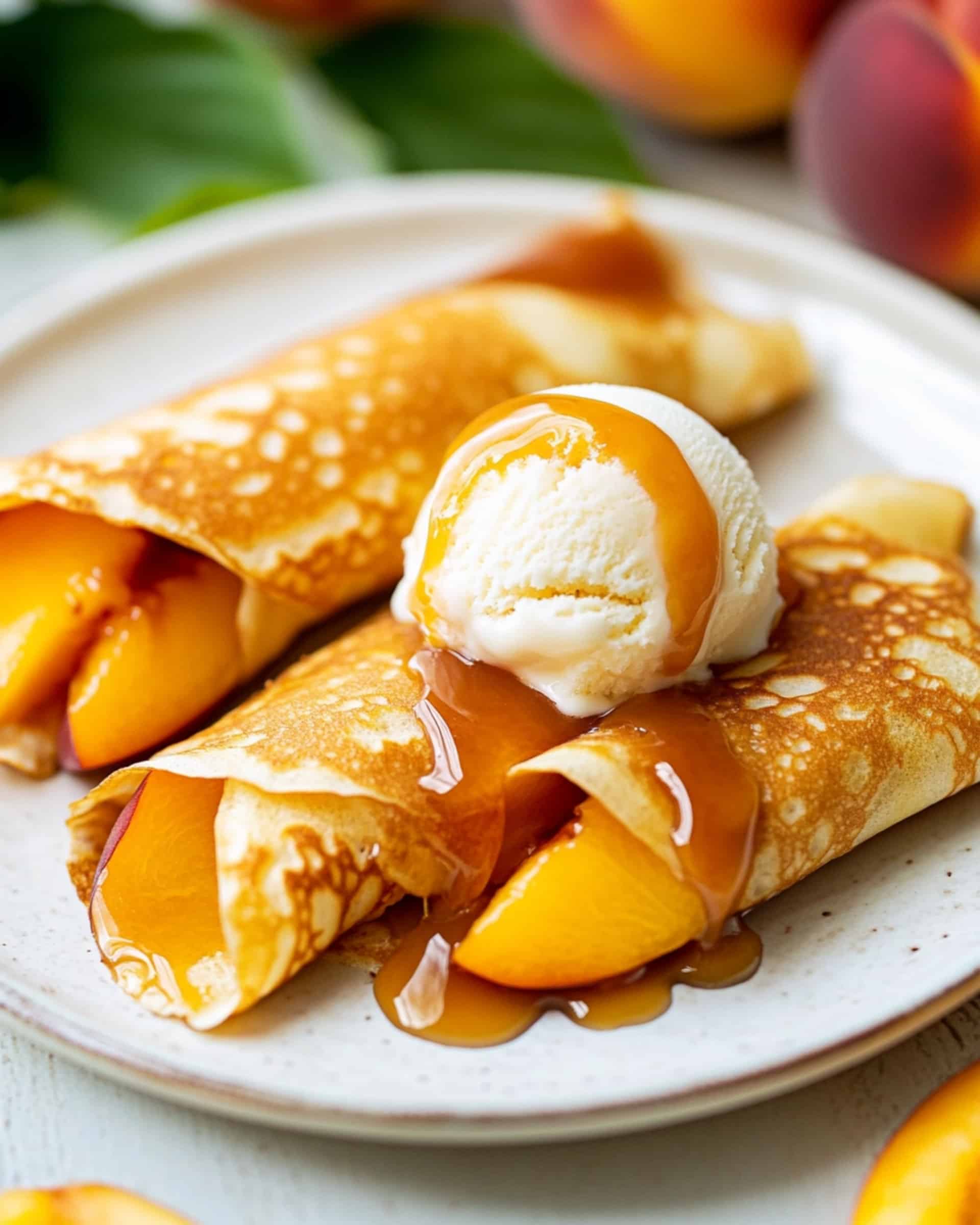 Peach Pie Enchiladas Recipe